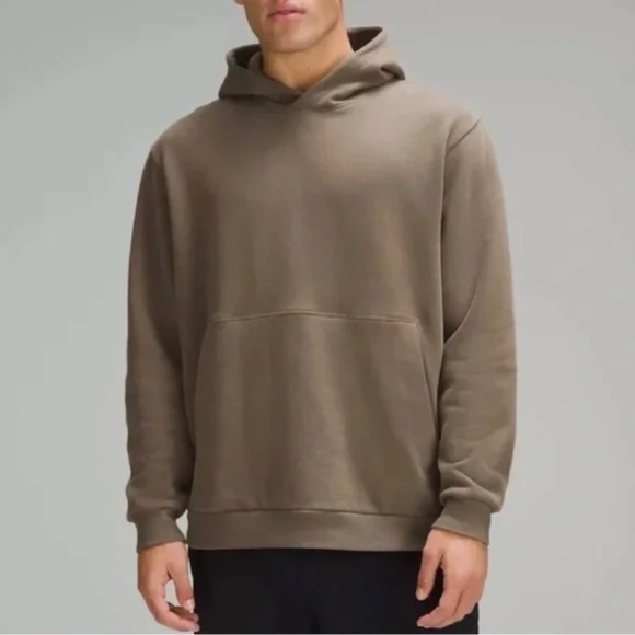Lululemon Steady State Pullover Hoodie Brown Tan Mens Size L - Picture 1 of 10